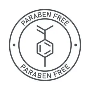 Paraben Free. Natural Products. Allergens. Food Intolerance. Computer Icon, Label. Sticker. Vector illustration.